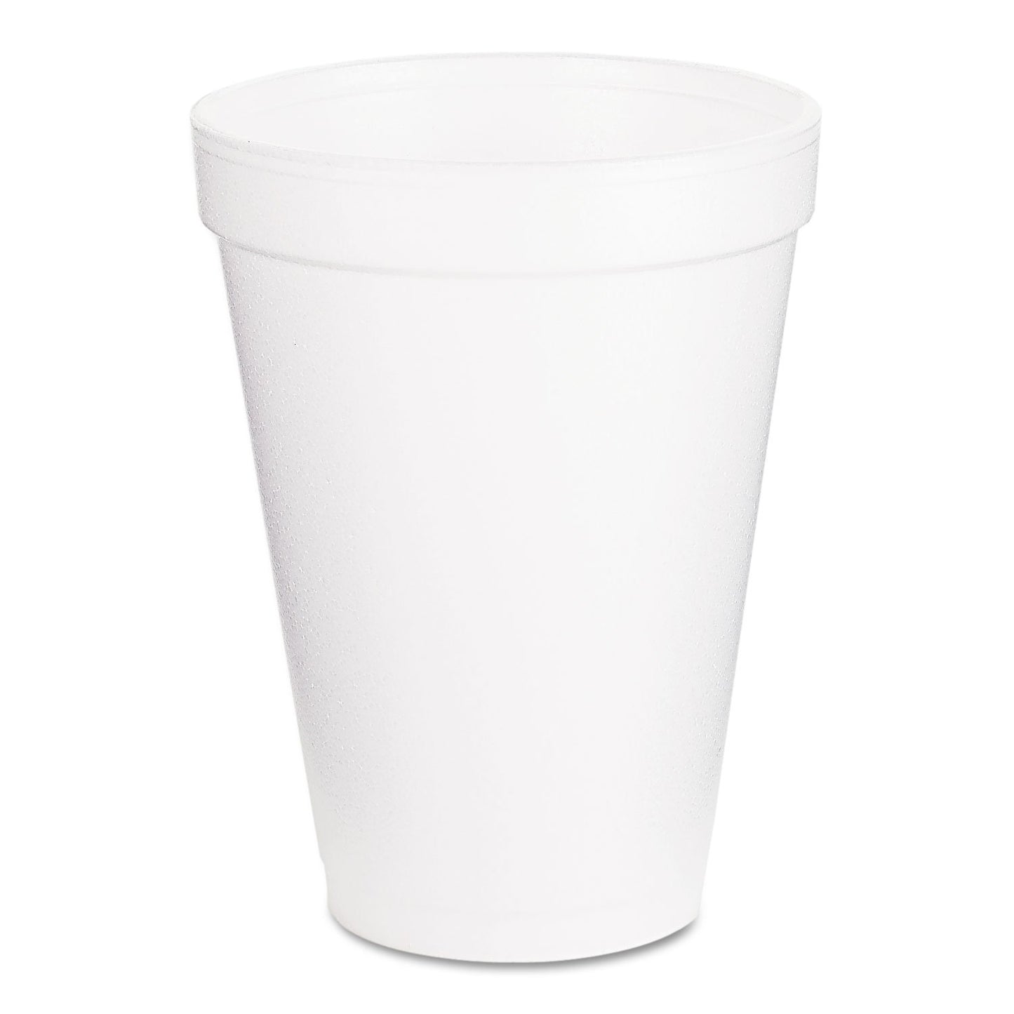 Dart 12J16 Foam Drink Cups 12oz White 1000/Carton