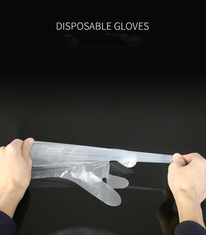 Box of 500 Disposable PE Gloves for Food Use