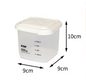 Food Storage Canister with Measuring Kitchen Box