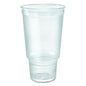 Dart 32AC 32 oz Ultra Clear Pedestal PET Plastic Cup (Case of 500)